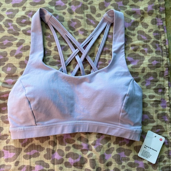 New Lululemon Free To Be Serene Bra *Light Support, C/D Cup *Lavender Dew💜 - Picture 5 of 9